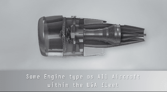 3D explainer video aircraft engine